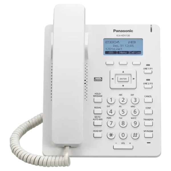 Telefon IP Panasonic KX-HDV130 Alb